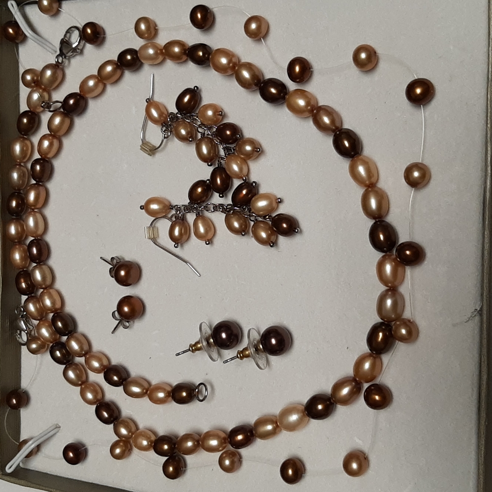 Honora collection necklaces and earrings